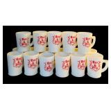 Vintage Tom & Jerry Punch Bowl Set with 18 Mugs