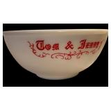 Vintage Tom & Jerry Punch Bowl Set with 18 Mugs