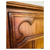 Solid Wood Armoire Wardrobe Cabinet with Drawers