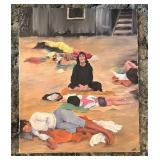 Original Art on Canvas by Mary