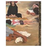 Original Art on Canvas by Mary