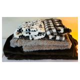 Large Yardage Remnants of Fleece / Faux Fur Fabric