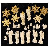 Beautiful Delicate Ornaments for Painting and Festive Pins