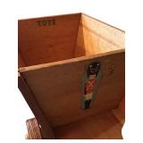 Vintage Wooden Toy Wagon / Toy Chest