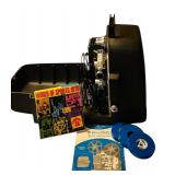 Vintage Bell & Howell Model 346A Autoload Super 8mm Projector with Instruction Manual and Reels