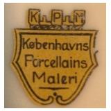 Vintage Kobenhvns Porcellains Maleri Tea Service Grouping