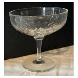 Twelve Vintage Champagne Glasses