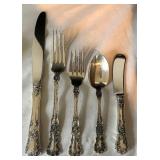 Vintage Gorham Buttercup Sterling Silver Flatware Set