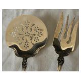 Vintage Sterling Silver Gorham Buttercup Flat Server and Meat Fork