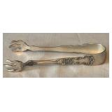 Gorham Buttercup Sterling Silver Relish Tongs