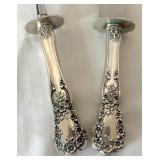Vintage Gorham Buttercup Sterling Silver Two Piece Carving Set