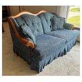 Vintage Country Style Crestline Loveseat / Sofa / Couch