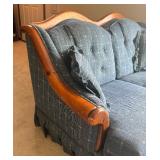 Vintage Country Style Crestline Loveseat / Sofa / Couch