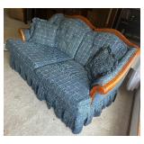 Vintage Country Style Crestline Loveseat / Sofa / Couch