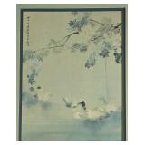 Three Vintage Framed  Asian-Inspired Prints