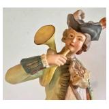 Vintage Ceramic Male Figure with Dog