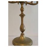 Vintage Lion of Judah 3-Arm Sabbath Candelabra