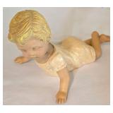 Vintage Porcelain Crawling Infant