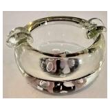 Studio Art Vintage Glass Ashtray