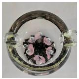 Studio Art Vintage Glass Ashtray