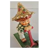 Rare Trim Lass Hummel Figurine