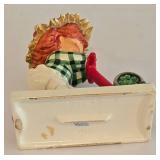 Rare Trim Lass Hummel Figurine