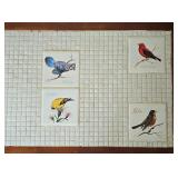 Vintage Mid-Century Modern Mosaic Coffee Table with Bird Motif