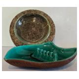 Beautifully Glazed MCM Sequoia Ware Ashtray & More