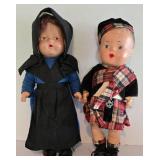 Pair of Vintage Character Dolls