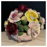 Vintage Radnor Bone China Floral Figurine