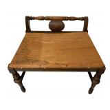 Gorgeous Antique Walnut Vanity with Stool