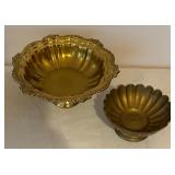 Vintage Brass and Metal Candle Holders, Pedestal Bowls, Vase, Stands and More!