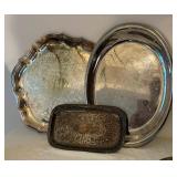 Silver Plated Sensations including Platters, Bowl, Pot, Crumb Catcher and More