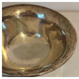 Vintage Hand Wrought Sterling Silver Bowl