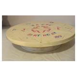 Baking Bonanza including Cake Pans, Bundt Pan, Vintage Pedestal Cake Platter, Embellishments and More