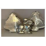 Baking Bonanza including Cake Pans, Bundt Pan, Vintage Pedestal Cake Platter, Embellishments and More