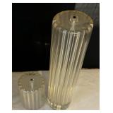 Two Pretty Glass Oil Candles