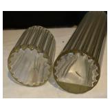 Two Pretty Glass Oil Candles