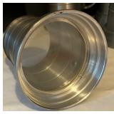 Six Vintage Pewter Tone Mugs from Portugal