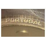 Six Vintage Pewter Tone Mugs from Portugal
