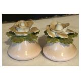 Pretty Vintage Floral Salt and Pepper Shakers