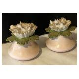 Pretty Vintage Floral Salt and Pepper Shakers