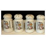Pretty Vintage Floral Salt and Pepper Shakers