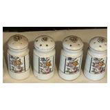 Pretty Vintage Floral Salt and Pepper Shakers