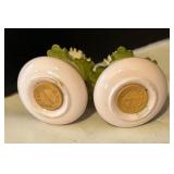 Pretty Vintage Floral Salt and Pepper Shakers