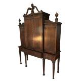 Gorgeous Antique Elizabethan Linen Cabinet