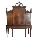 Gorgeous Antique Elizabethan Linen Cabinet