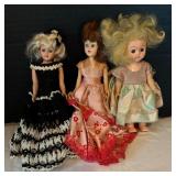 Three Vintage Dolls