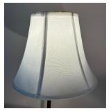 Vintage Lamp Table with Literature Rack