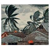 "Hurricane Bahamas" Watercolor Unframed Print by Winslow Homer